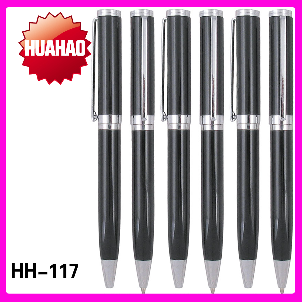 High-end metal aluminum tube ballpoint pen rotating metal ballpoint pen Metal rotating ballpoint pen can be customized