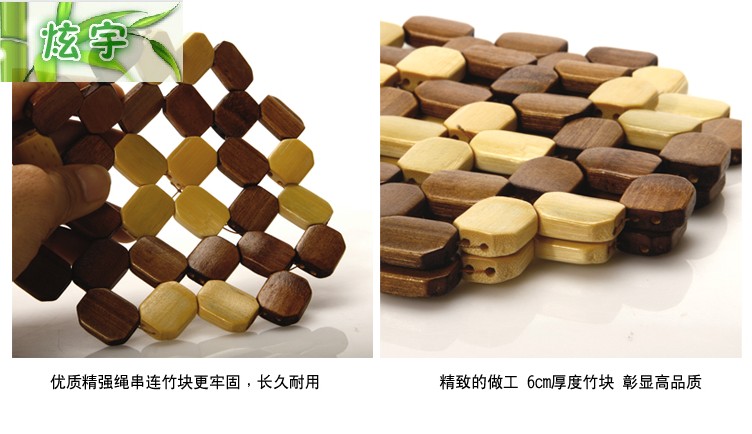 Handcrafted bamboo placemats, heat-resistant and anti-slip cup, bowl and table MATS, heat-insulating pads, bamboo and wood daily necessities Application Scenario