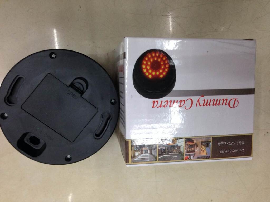 仿真摄像机带灯 半球感应监控器 模型摄像机产品图