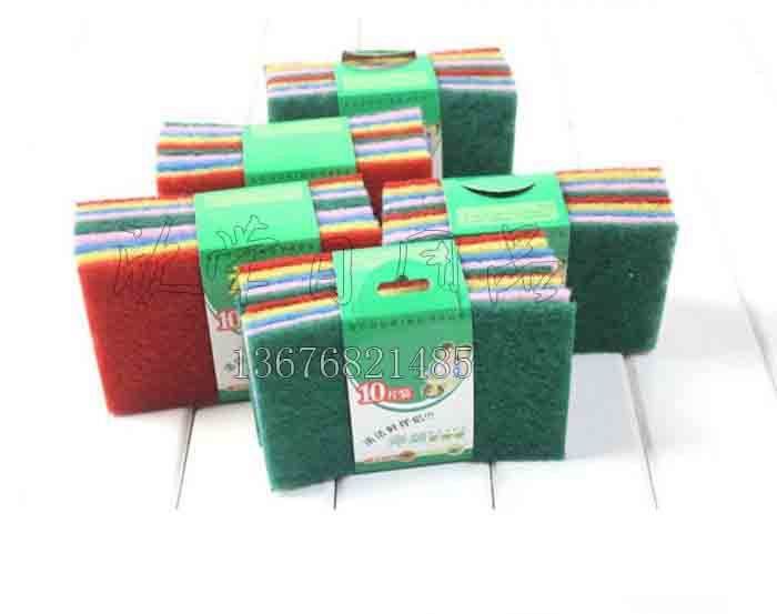 【 Factory Direct Sale 】 10 pieces of essential colored scouring pads, dishcloths, rags and cleaning cloths for home use