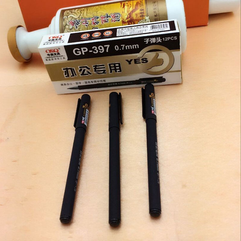 397 Office Special Signature Pen, Korean version Gold Medal Gel Pen for White-collar Workers in Master's Office buildings Application Scenario