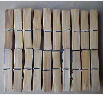 竹夹子环保 无毒 纯手工打造 竹夹子（20个价格产品图