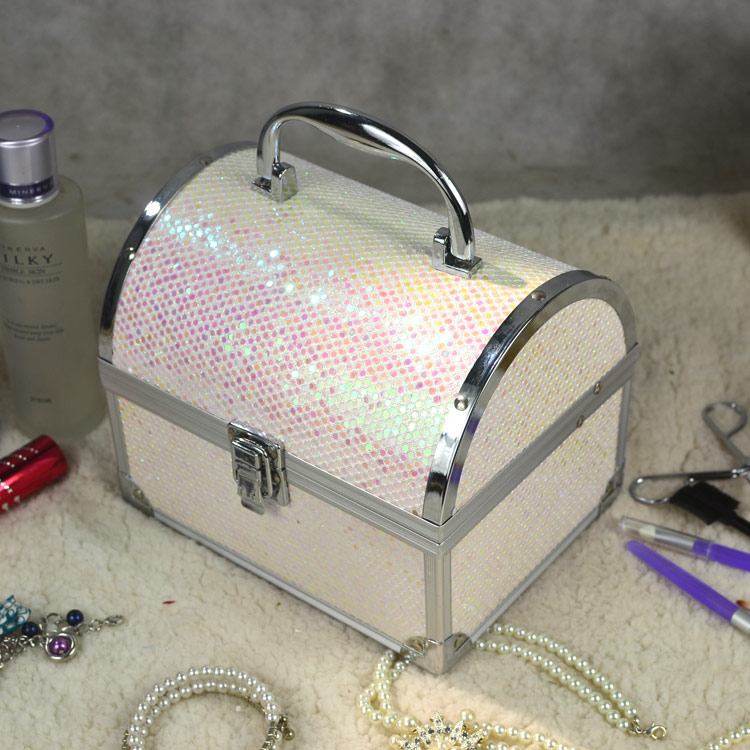 Guanyu spot wholesale cosmetics boxes handbag travel special aluminum makeup boxes special special offer