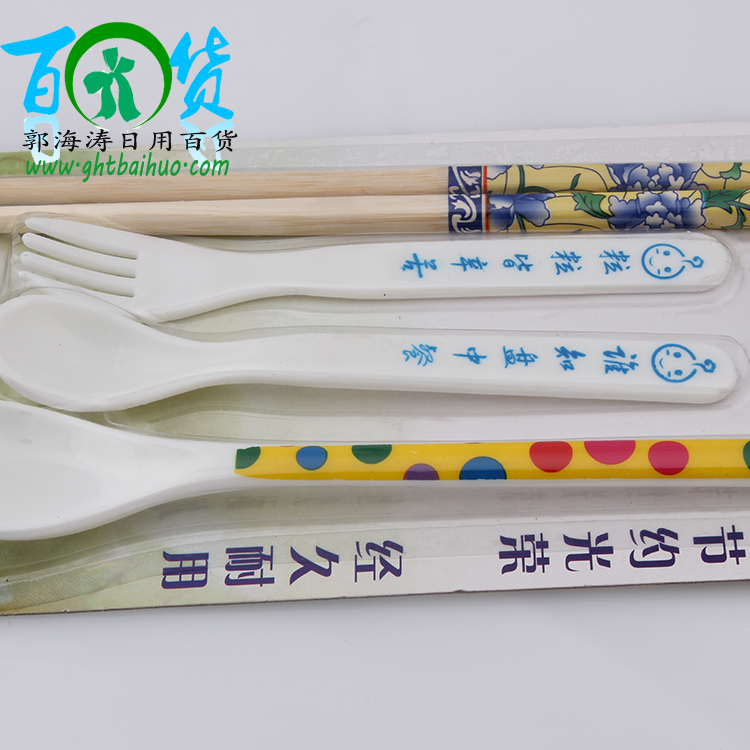 星月X-118勺筷厂家直销叉勺汤勺筷子批发百货60561I产品图
