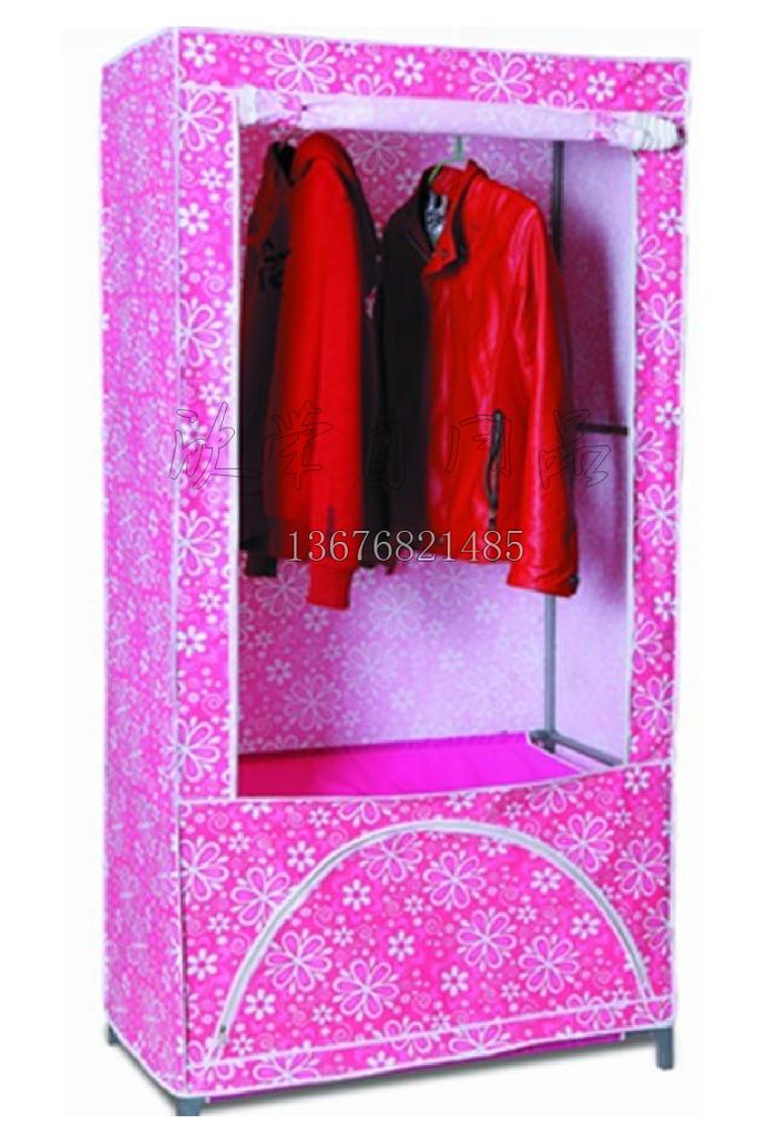 AJ-B2 large folding wardrobe, simple wardrobe, fabric wardrobe, reinforced combination steel pipe wardrobe
