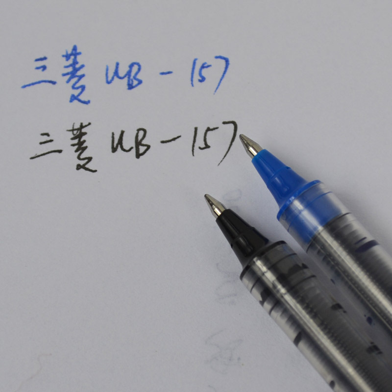Wholesale Mitsubishi signature pen UB157 fountain pen 0.7MM pen tip straight liquid type water-based pen Specification image