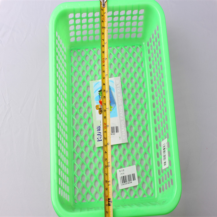 701长方框塑料洗菜篮 长方形塑胶框子 收纳篮陈列篮子产品图