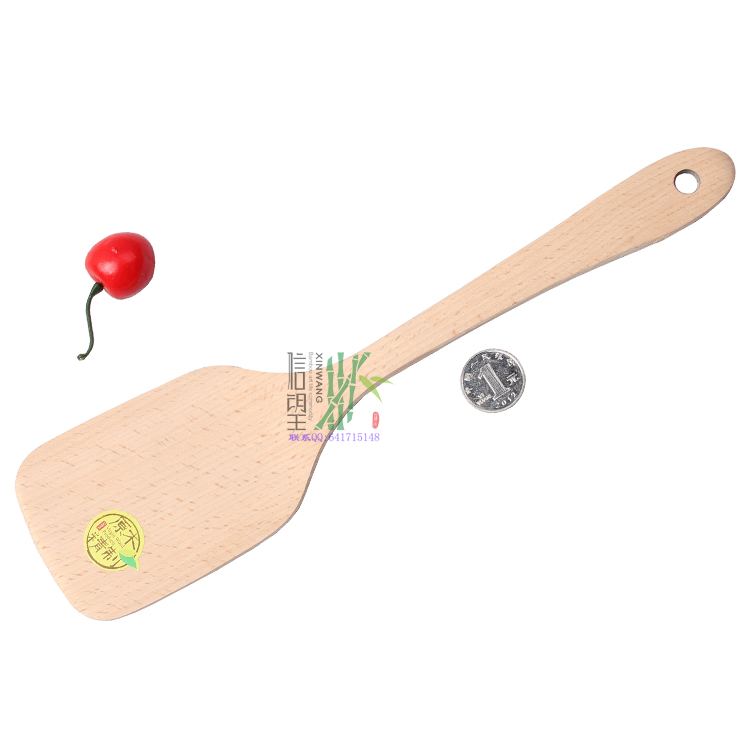 Trust Hope Brand Natural Bamboo Beech Wooden Spoon Test Soup Spoon Cooking Spoon Rice Spoon Specification drawing