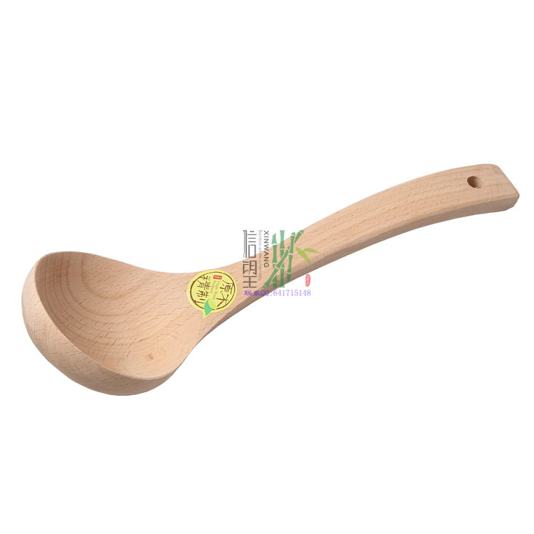 Trusthope Brand Natural Bamboo Beech Wooden Spoon Test Soup Spoon Cooking Spoon Rice Spoon Wooden Spatula details Picture