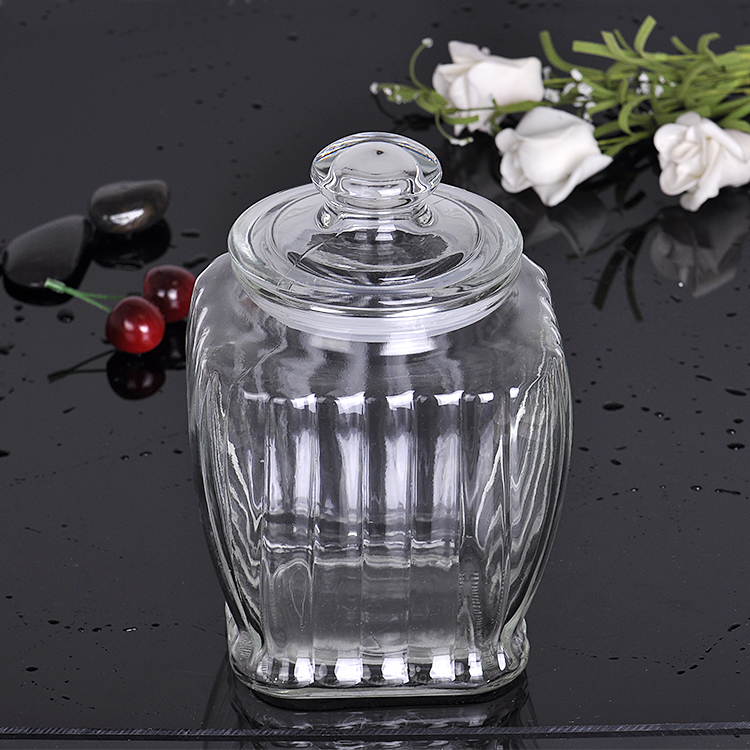 Sealed jar glass jar transparent storage can milk powder can tea can large glass bottle can thumbnail