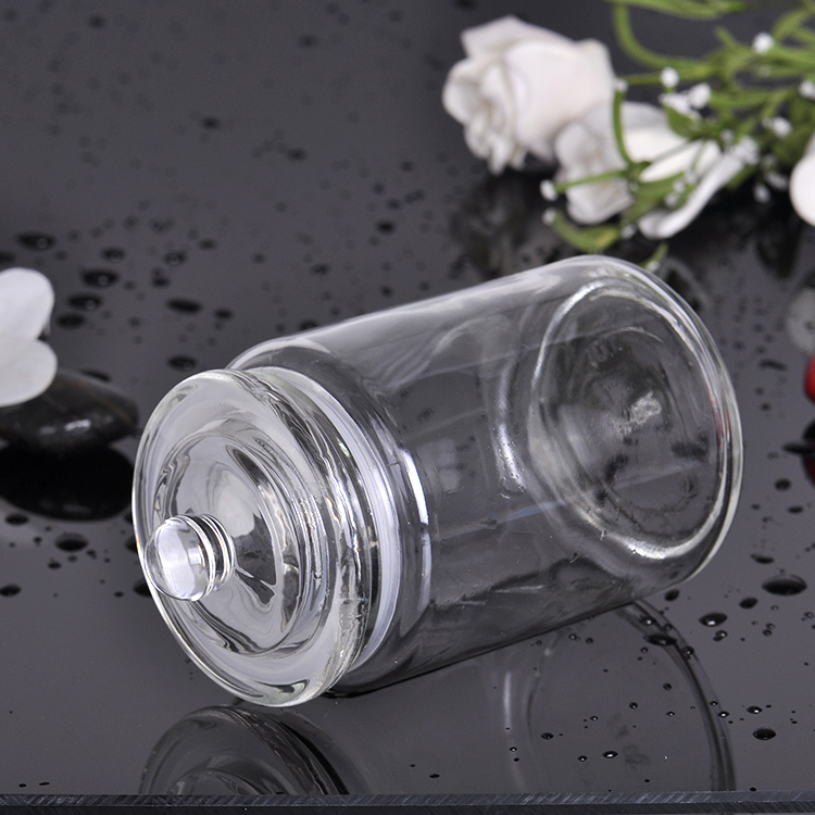 Sealed glass jar Transparent storage Milk powder jar Tea jar glass bottle