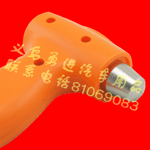 手摇发电LED安全锤，应急逃生锤，车载照明安全锤。产品图