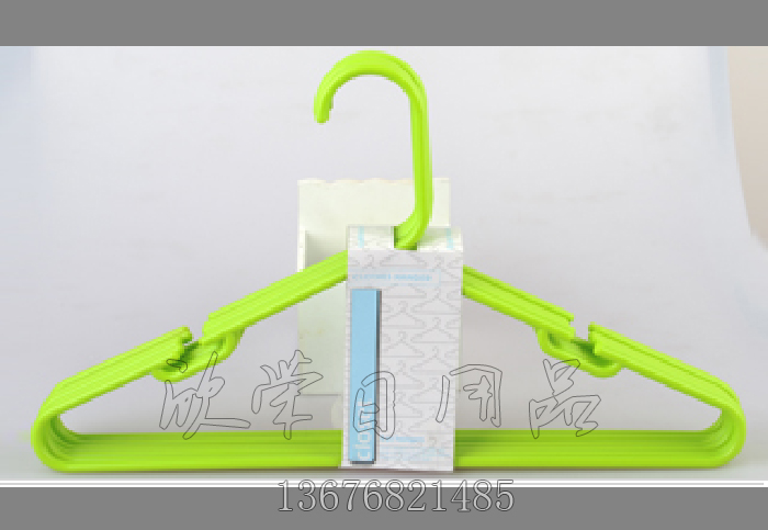 衣架 防滑衣架 无痕塑料衣挂衣撑 晾晒衣架6个装