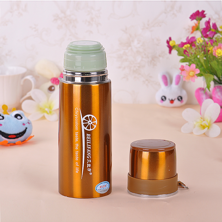 Stainless Steel Travel Pot Thermos Cup Water Cup Vacuum Outdoor Portable Sports Travel Pot Bullet Head Specification drawing