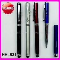 Professional sales capacitive touch screen ballpoint pen with LED light ballpoint pen metal light pen