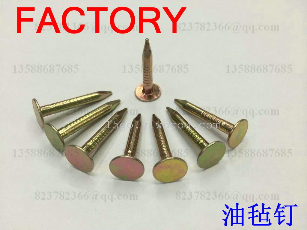 Redlong color-coated linoleum nail large cap nail Application Scenario
