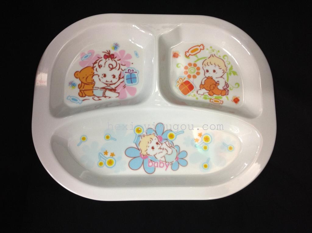 Melamine Oval Children's plate 100% Melamine Children's plate 9017