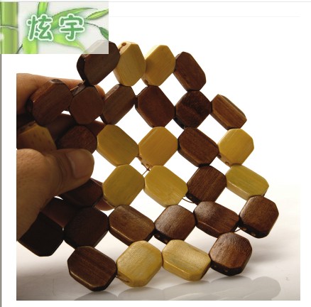 032 Home circular square bamboo placemats protect furniture cups, bowls, table MATS and heat insulation pads Application Scenario