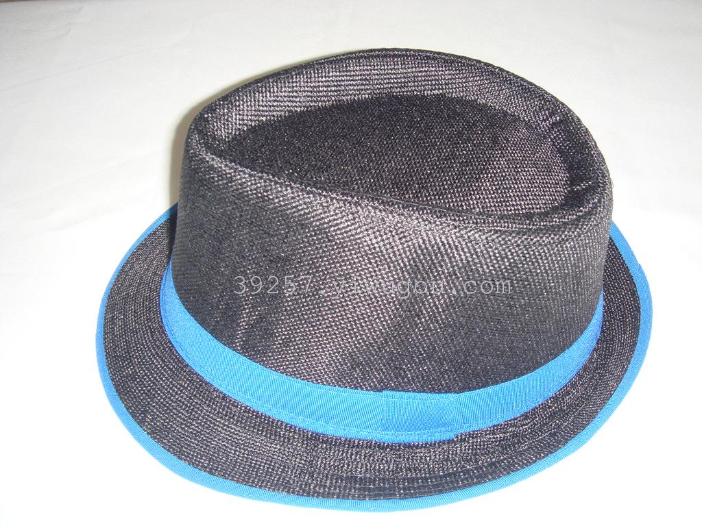 Factory Direct Sales 2014 Jute Edge Matching Color Jazz Hat Small Top Hat Panama Hat Application Scenario