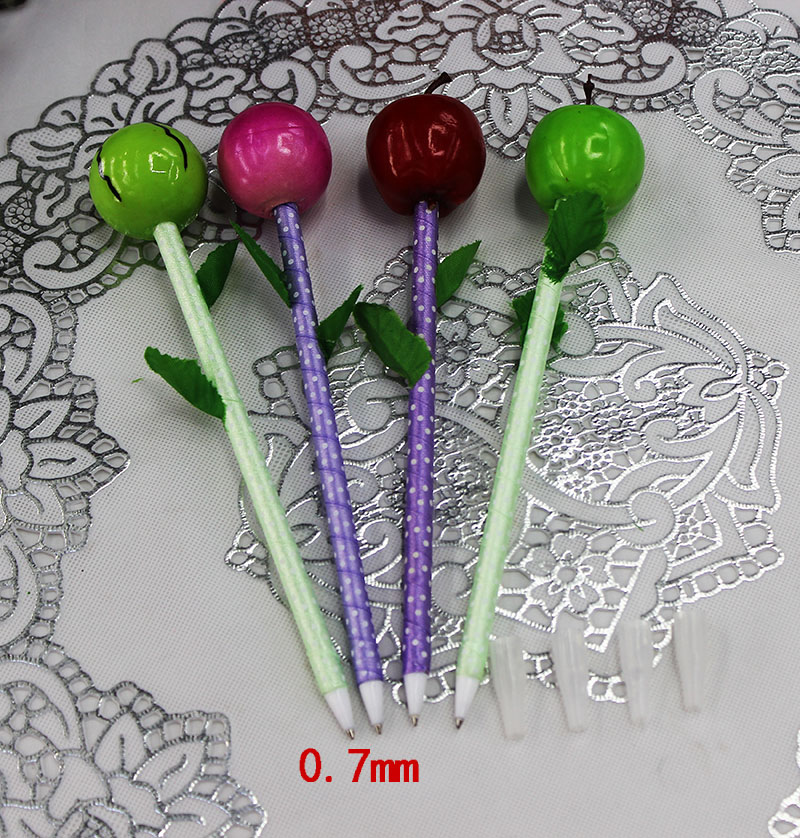 Children's stationery, cartoon fruit ballpoint pens, creative ballpoint pens, student prizes details Picture