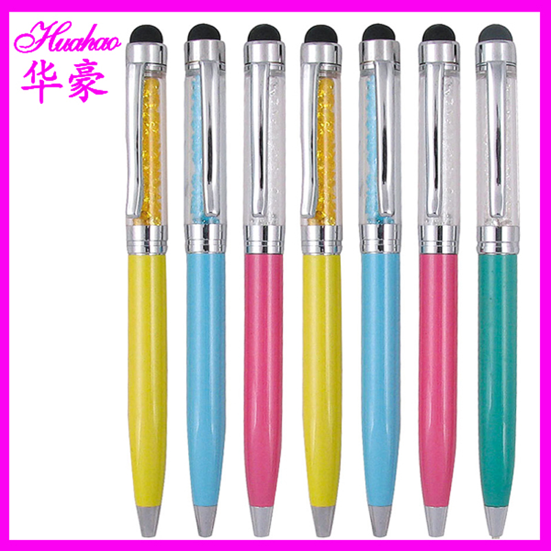 Crystal dual-purpose pen, diamond ballpoint pen, universal stylus, diamond capacitive pen, high-end capacitive pen