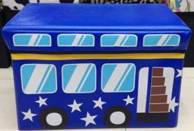 全网新款超酷款星星巴士收纳凳，高质量，可折叠可擦洗