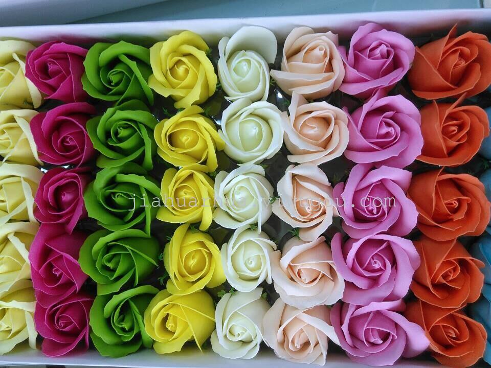 玫瑰香皂花细节图