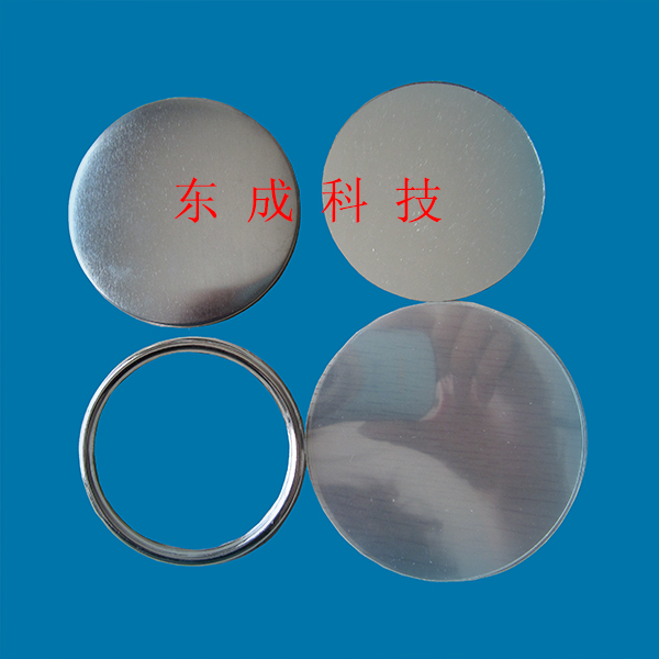 厂家直销75MM金属圈徽章镜子 个性化妆镜子批发