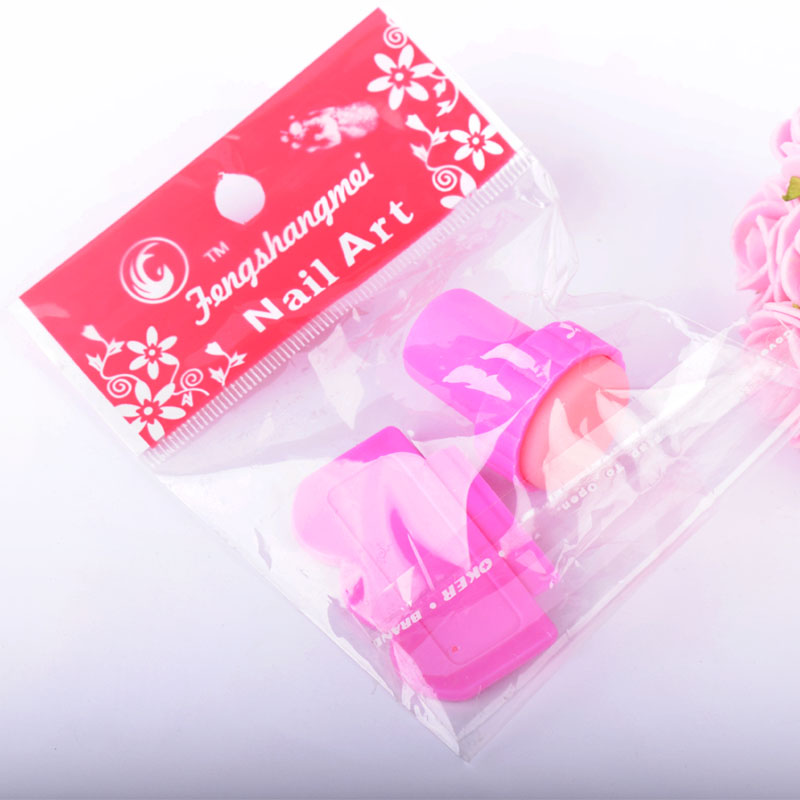 Wholesale nail art tools: Two-piece set of nail art stamps and scrapers in OPP bags, exclusively for export Specification image