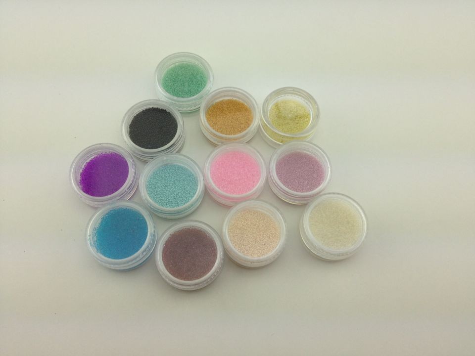 Super brand caviar nail polish set with European and American talent nail decorations, colorful beads
