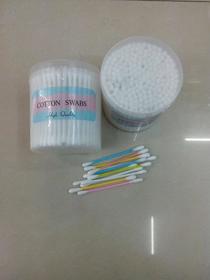 Conjoined round box 200 plastic rods plastic rods antibacterial cosmetic cotton rods plastic rods cotton swabs