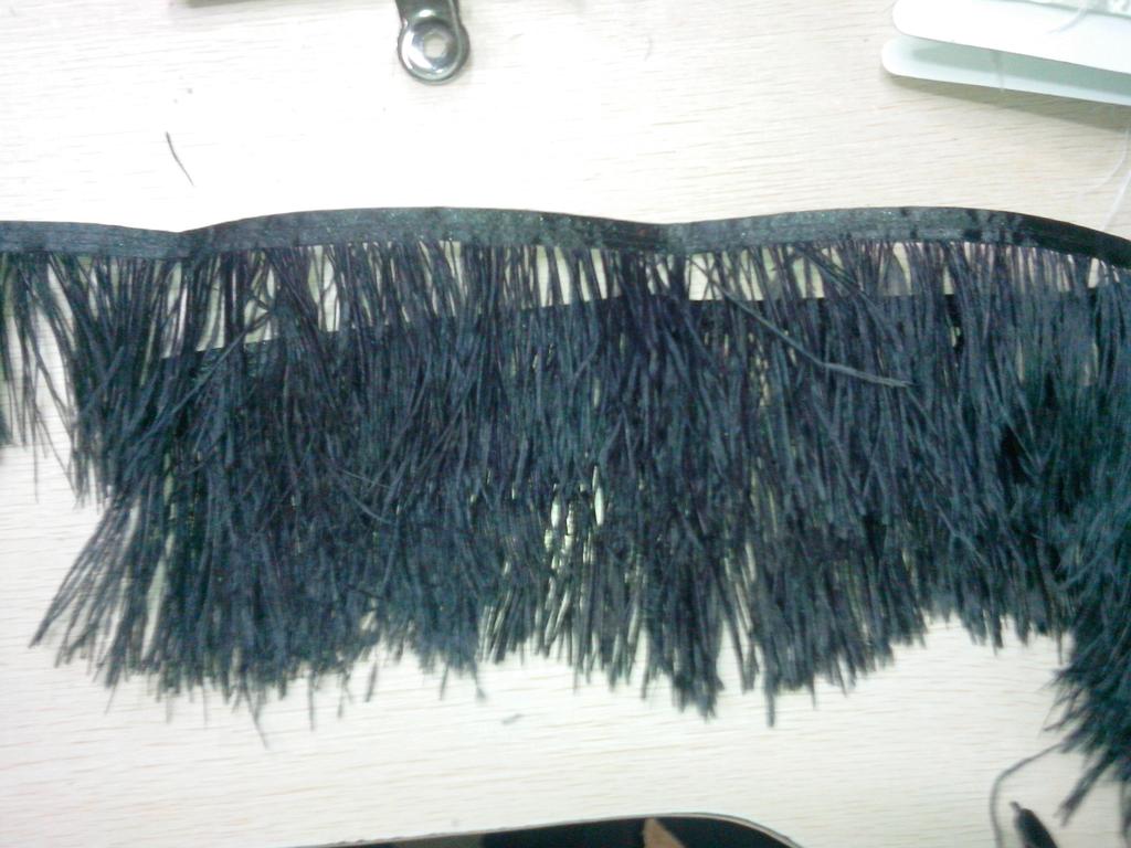 鸵鸟毛布条布边 规格11-13CM ，13-15CM产品图