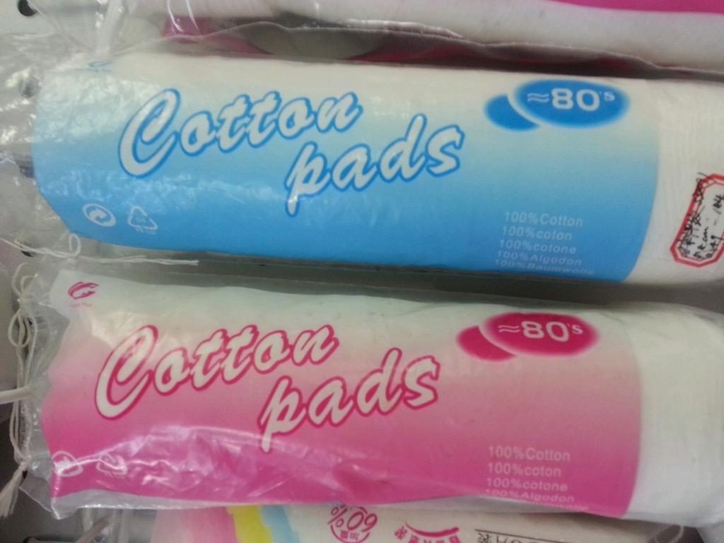 Cotton pads, makeup remover