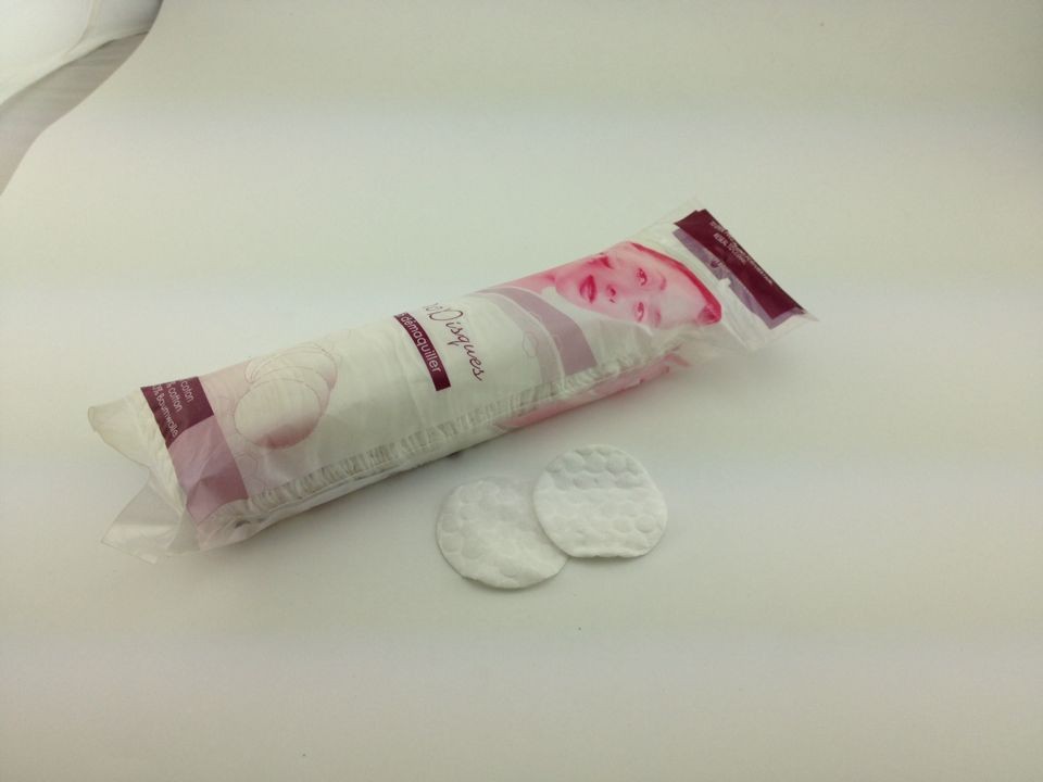 Round embossed cotton pads, 120 pieces of makeup cotton pads, makeup remover cotton pads, exclusively for foreign trade