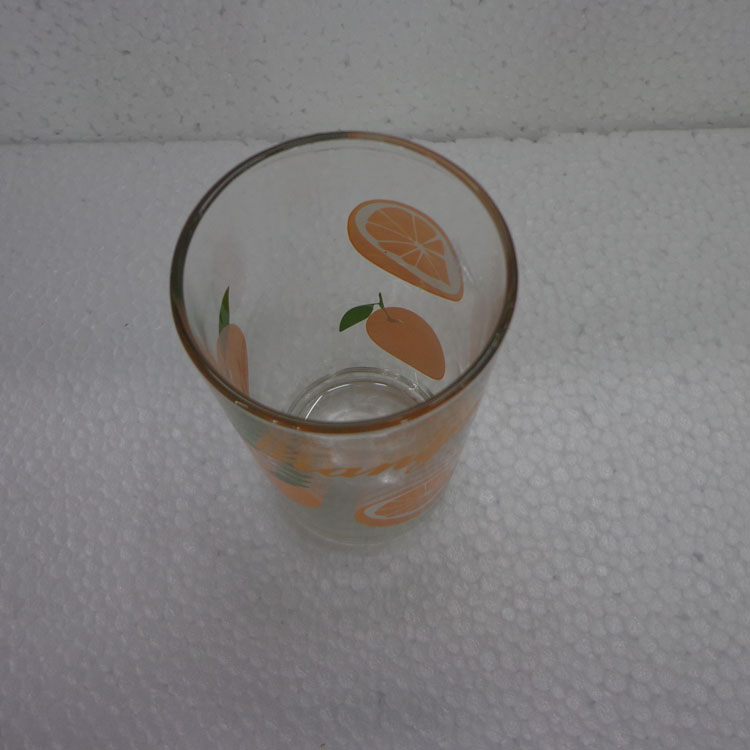 【厂家直销】玻璃杯 1446水果图案 6个装条形套装产品图