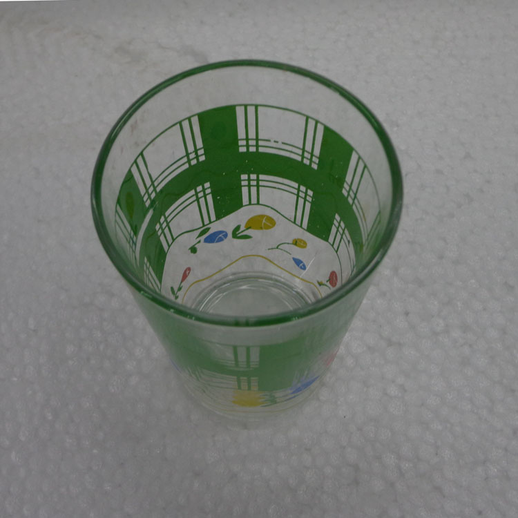 【厂家直销】玻璃杯 1058印花6个装条形套装杯 广告促销杯产品图