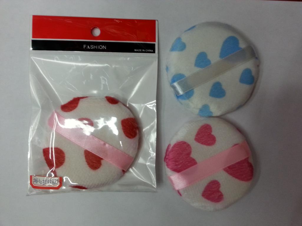 Direct sales from the manufacturer of the heart-shaped ribbon powder puff details Picture