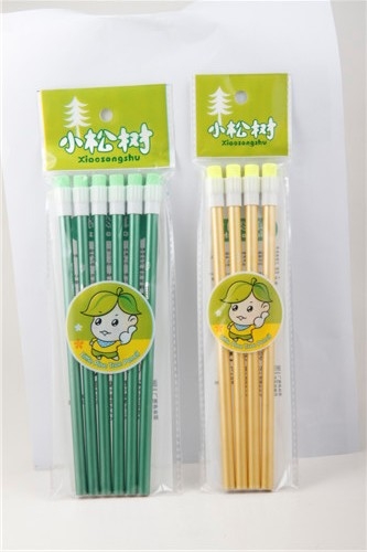 义乌好货 小松树闪光油漆大头HB黑芯儿童写字铅笔 厂家直销产品图