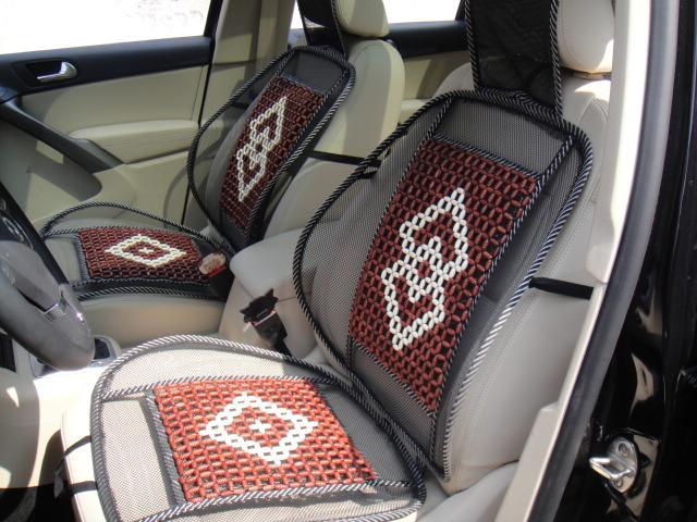 High-end summer car seat cushions, wooden bead seat cushions, bamboo slice seat cushions, new seat cushions at special prices, suitable for all seasons details Picture