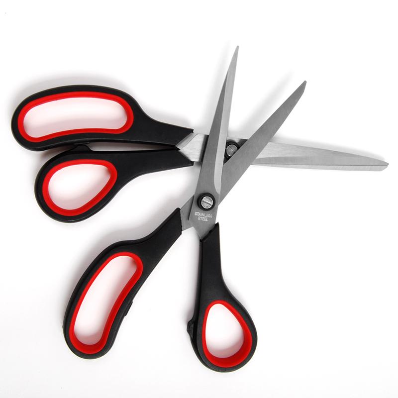 9008 Office Scissors, rubber and plastic office and study supplies full figure