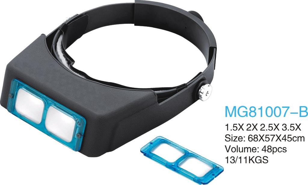 头戴式放大镜 老人阅读 维修手术十字绣 全光学镜片