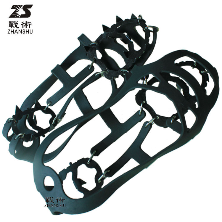 加强版18齿 冰爪防滑鞋套 雪地防滑鞋套 登山装备