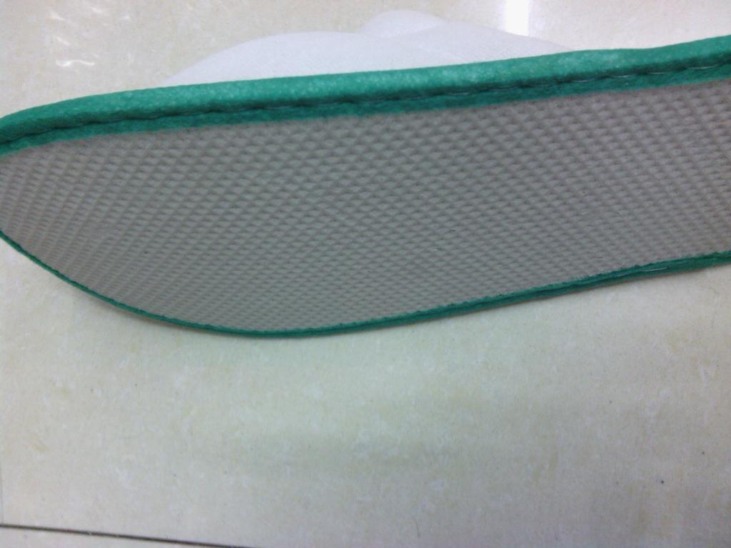 厂家直销拉毛绒宾馆一次性拖鞋价钱优惠，可以定做细节图