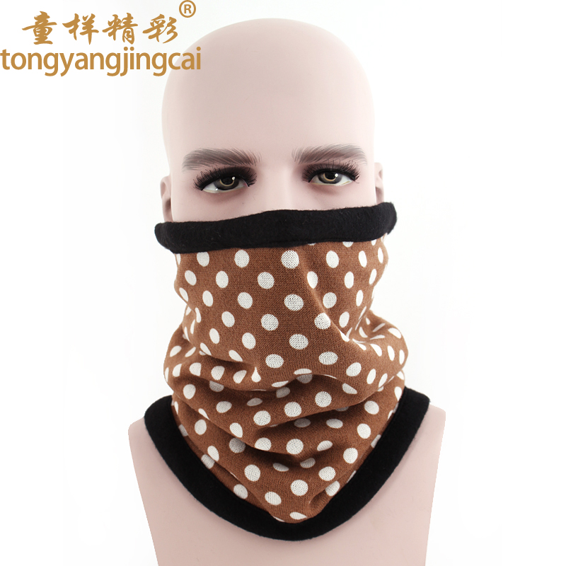 Korean Men's And Women's Bib Hat Cashmere Scarf Hat Children's Bib Hat details Picture