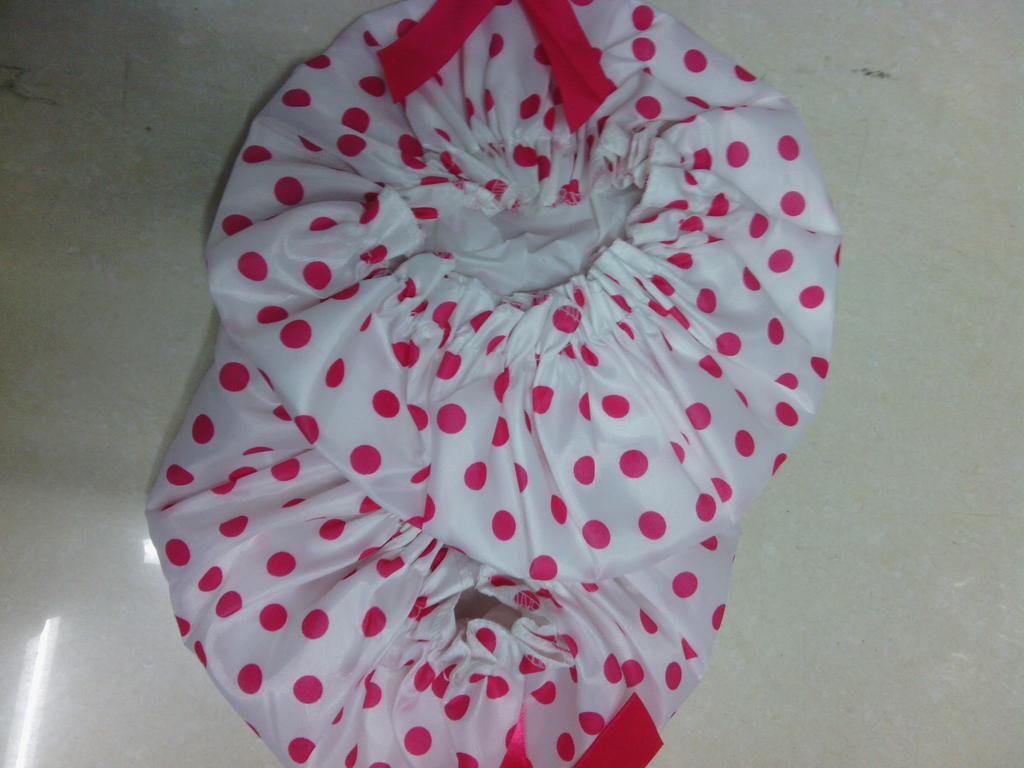 厂家直销花浴帽，颜色混装