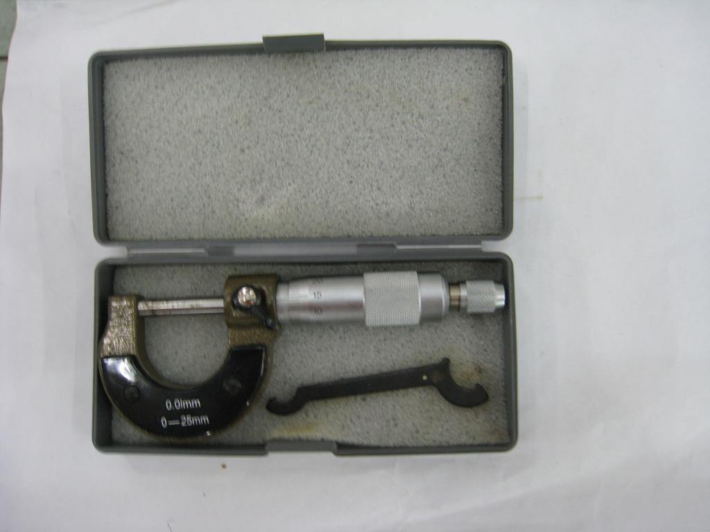 0-25mm Micrometer Detailed Construction Diagram