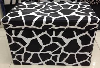 时尚全皮防水长方收纳凳 家用多功能垃圾桶 易擦洗静电刷子粘钩组合