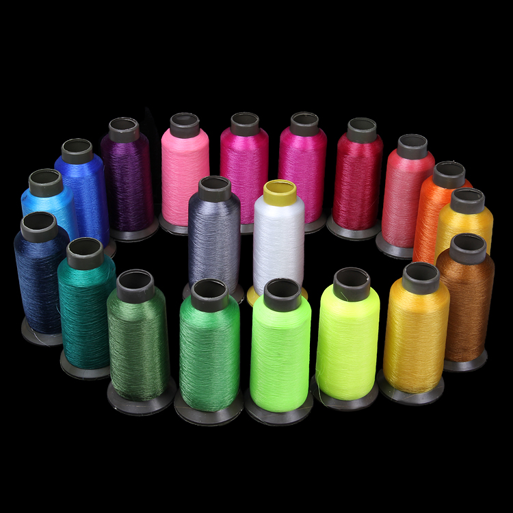 彩色尼龙绣花线金片珠线服装绣花线服装 辅料 缝纫线