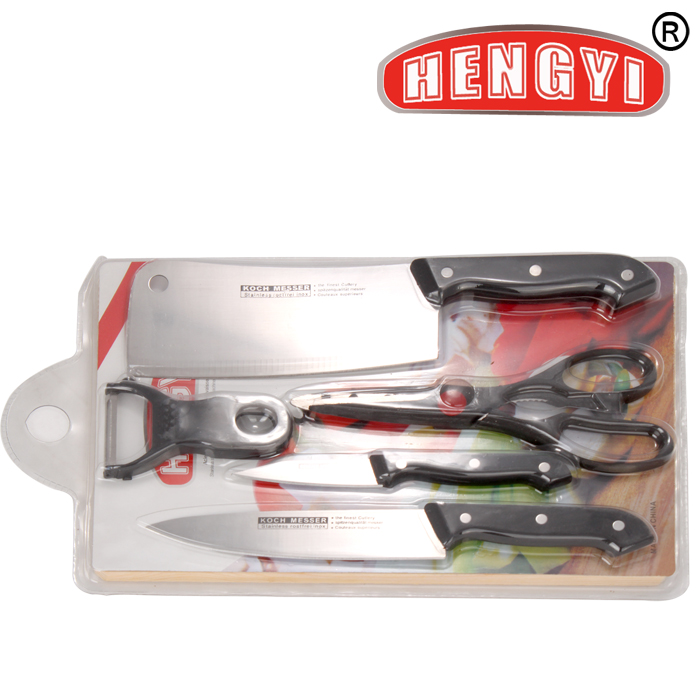 heng5512 Knife Set, gift knives, cutting boards, pine wood cutting boards, kitchen hardware