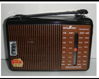 Retro radio, battery-plugged and portable, 5-band Sradio details Picture